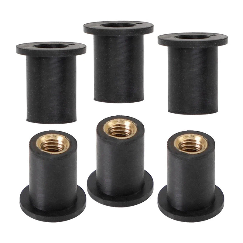 Motorcycle Windshield 5mm Nut Windscreen Well Nuts M5 10x