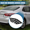 Toyota Camry 1 Pair Rear Side Window Louvers Carbon Fiber Pattern Black