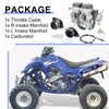 Yamaha Raptor 660 YFM660R Carb&Throttle Cable&Intake Manifold (2001–2005)