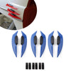 Universal Motorcycle Blue Fairing Winglets Side Spoiler Deflector Air Wings