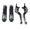 Yamaha YZF R1 R6 Titanium Extendable Brake Clutch Lever Grip Set