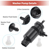 Jeep Liberty Windshield Washer Pump w/Grommet (2002-2007)