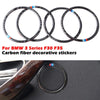 BMW F30 F31 F32 Carbon Fiber Interior Door Speaker Ring Trim (2012-2019)