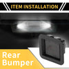 Ford F-150 (2015-2023) Smoked Lens 2 x License Plate Light Tag Lamps