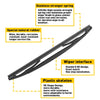 GM Buick Enclave Rear Wiper Blade and Arm Back Windshield Wiper (2008–2017)