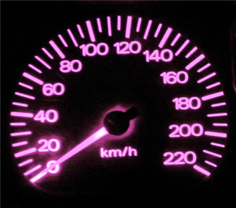 Nissan Patrol GU Series 1-3 Pink LED Dash Light Kit (2000-2016)