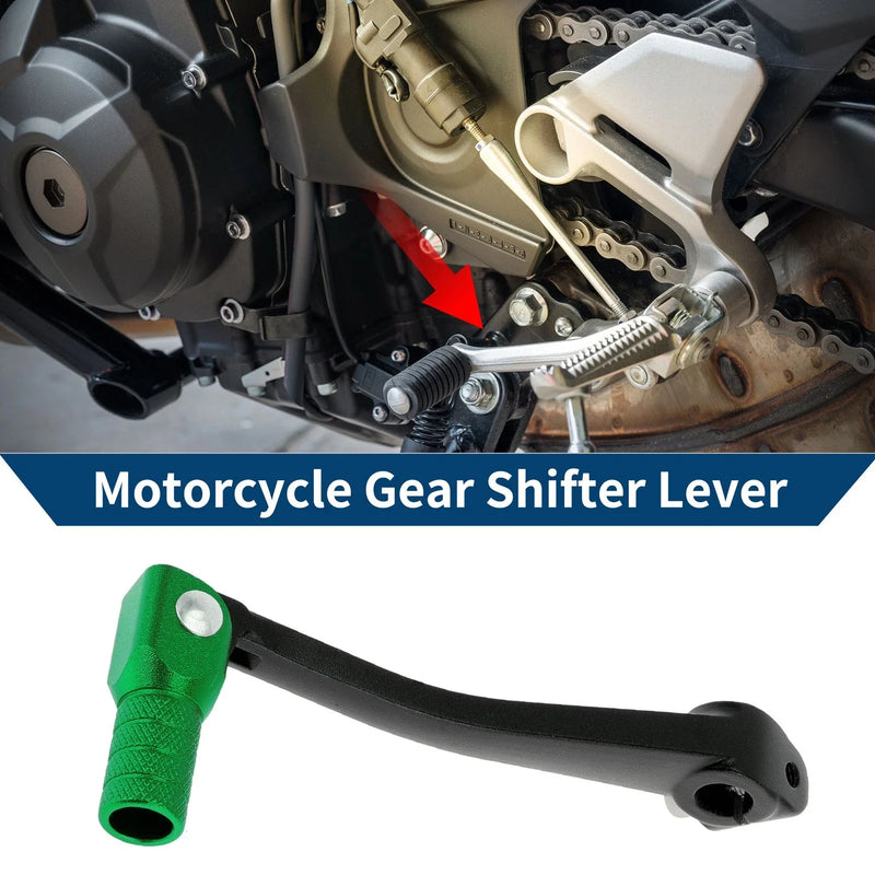Bosuer 125 Black Green Folding Gear Shifter Lever