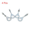 Universal 4 x 18mm Dia Hole Silver Tone Chain Axle Adjuster Tensioner