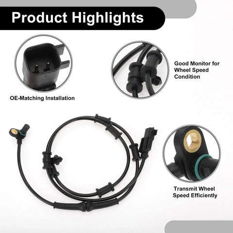 Dodge Ram 1500 Laramie SLT 5.7L ABS Wheel Speed Sensor (2002-2008)