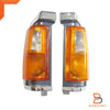 Nissan Navara D21 Chrome Grey Corner Turn Signal Light (86-92)