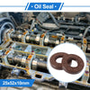 MakeModel Oil Seal 25x52x10mm Seal Ring Rotary Shaft Seal FKM Rubber Brown