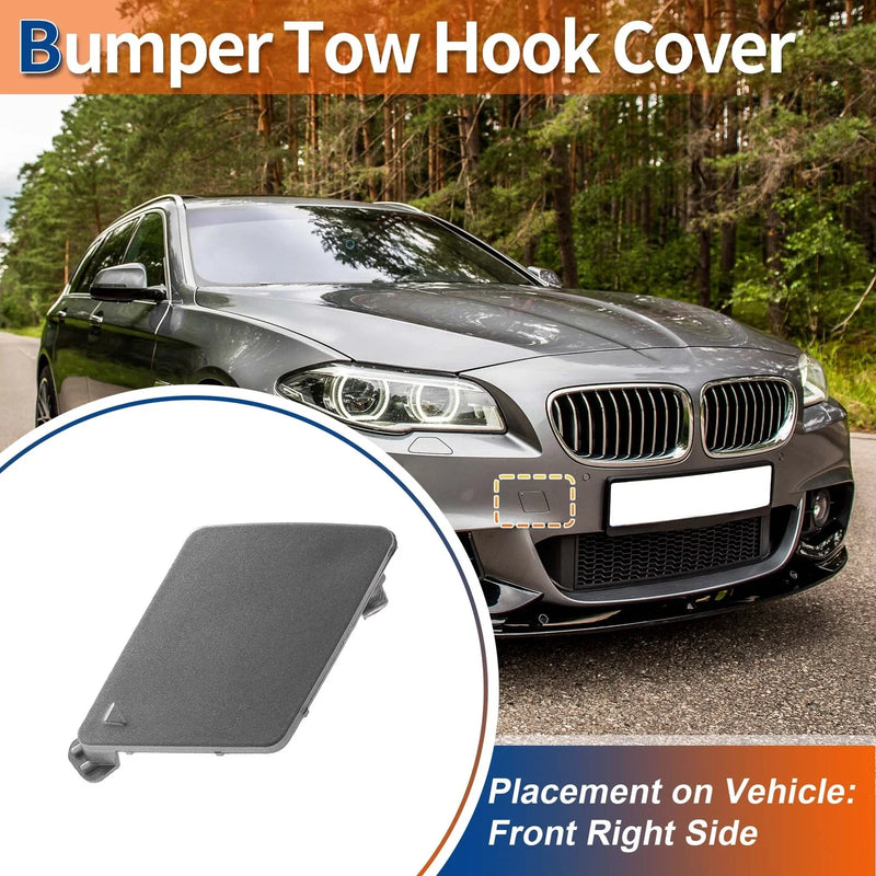 BMW Space Grey Tow Hook Cover Front Right Side Bumper