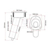 Relaxn Mako Series Concealed Mount Boat Combo 15° S/S Rod/Drink Holder