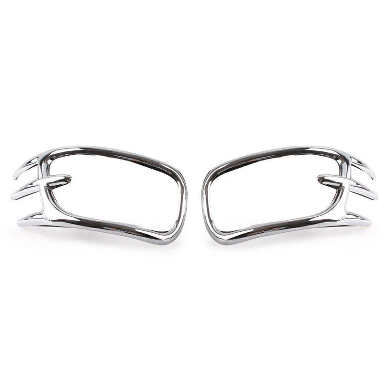 Honda Goldwing GL1800 Chrome Fairing Mirror Back Accent Grilles (2001-2011)