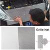 Universal Car 100x33cm Silver Aluminium Racing Grille Mesh Vent