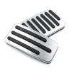 Tesla Model 3 Silver Steel Brake Gas Pedals Protection Cover (2017-2023)