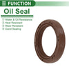 Car Oil Seal 5 x 30x40x7mm FKM Rubber Brown High Pressure