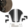 Harley Touring (1993-2023) Black & White Aluminum Rear Passenger Floorboards