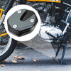 Honda DAX ST125 1 Set Motorcycle Kickstand Stand Pad Black Titanium Tone