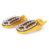 Kawasaki KX250 KX450 Gold Shark Teeth Racing Foot Pegs (2008-2015)