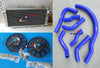 Toyota MR2 SW20 3SGTE Aluminum Radiator + Fans + Blue Hoses (1990-1997)