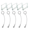 Trailer Tow Coupler with Anti-Lost Rope Shaft Lock Pin