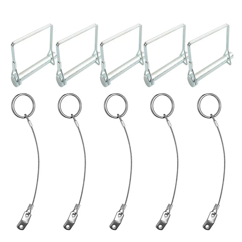 Trailer Tow Coupler with Anti-Lost Rope Shaft Lock Pin