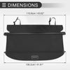 Honda HR-V 2015-2022 Rear Trunk Parcel Shelf Black Retractable Cargo Cover