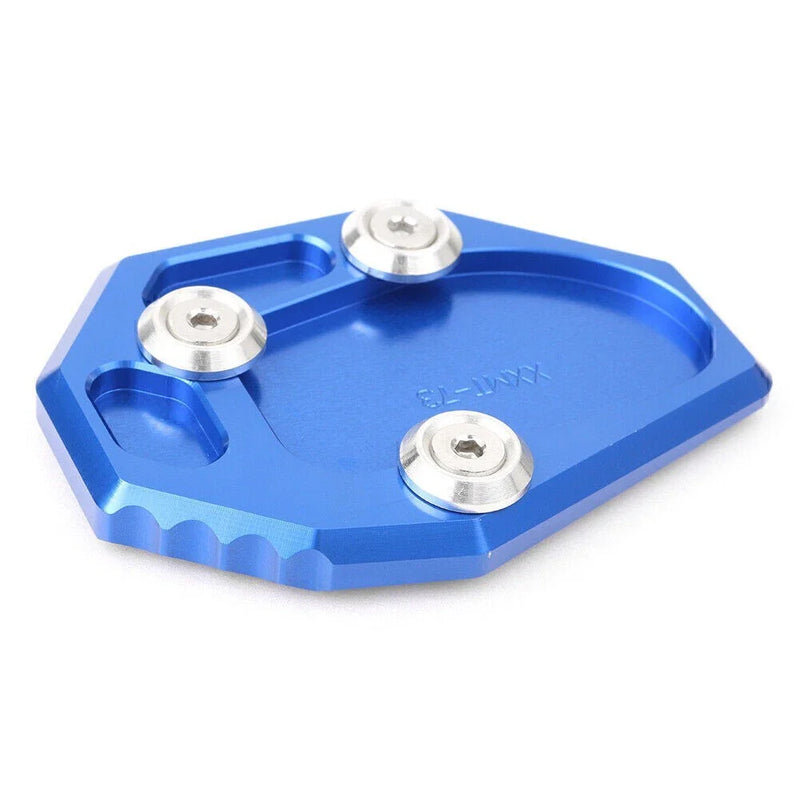 Yamaha FZ6R (2009-2015) Blue Kickstand Foot Side Stand Extension Pad