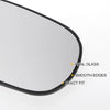 Ford Ka Right Side White Heated Mirror Glass (1996-2008)