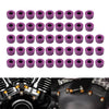 Harley Twin Cam Softail Dyna 48X Purple Engine Bolt Topper Caps