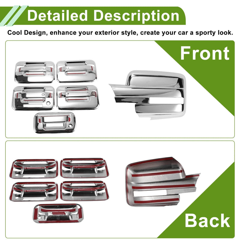 Ford F150 2009-2014 with Turn Signal Hole Mirror Cover Cap Replacement