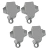 Bumper Fender Clips CS 2 x Boat Square Rail Fender Adjusters