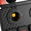 Car Marine Boat Circuit Breaker 8 Gang Red LED Toggle Rocker Switch Panel