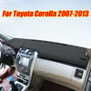 Toyota Corolla Dashboard Cover Dash Protector Pad Mat (2007–2013)