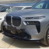 M-Sport For 2022-2024 BMW G07 X7 LCI Gloss Refit Front Bumper Lip Splitter