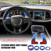 Dodge Charger Challenger Steering Wheel Shift Paddle Extension Trim Set (2015-2023)