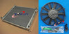Nissan Fairlady 300ZX Z32 Twin Turbo 3 Row Aluminum Radiator + Fan (1990-1996)