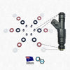 Ford Fairlane Falcon LTD AU BA BF 4.0L 6Cyl Injector Service Kit (2002-2008)