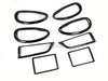 Toyota Yaris Vios Carbon Ring Air Vents & Door Handle Covers (13-16)
