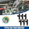 Ford F-150 XL XLT 4.2L V6 6 Pcs Fuel Injector Nozzle (2002-2003)