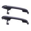 Hyundai i30 Set of 2 Front Left & Right Door Handles Outer Black (07-12)