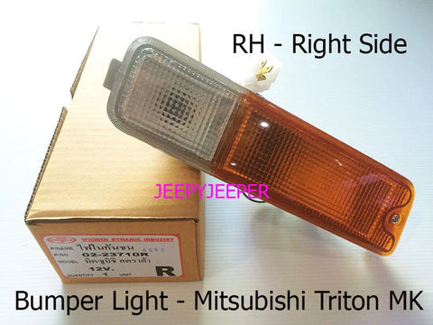 Mitsubishi Triton MK L200 RH Front Bumper Indicator Light (96-06)