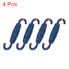 Motorcycles 4pcs 59mm Blue Exhaust Pipe Stainless Steel Swivel Springs