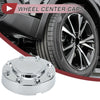 Dodge - Chrome Silver Tone Plastic Wheel Center Caps (No.68081010AA)