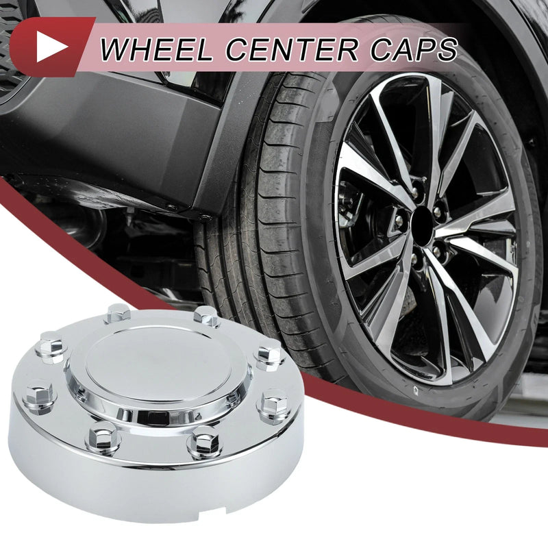 Dodge - Chrome Silver Tone Plastic Wheel Center Caps (No.68081010AA)