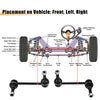 Jeep Grand Cherokee 2 x Front Sway Bar Links Kit (2011-2015)