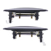 Kia Rio 2 x Front Left & Right Outer Door Handle Smooth Black (2002–2005)
