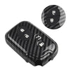 Car Key Cover 1 x ABS & Rubber Carbon Fiber Look