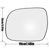 Lexus RX300 RX330 RX350 RX400H Heated Left Side Mirror Glass (2003-2008)